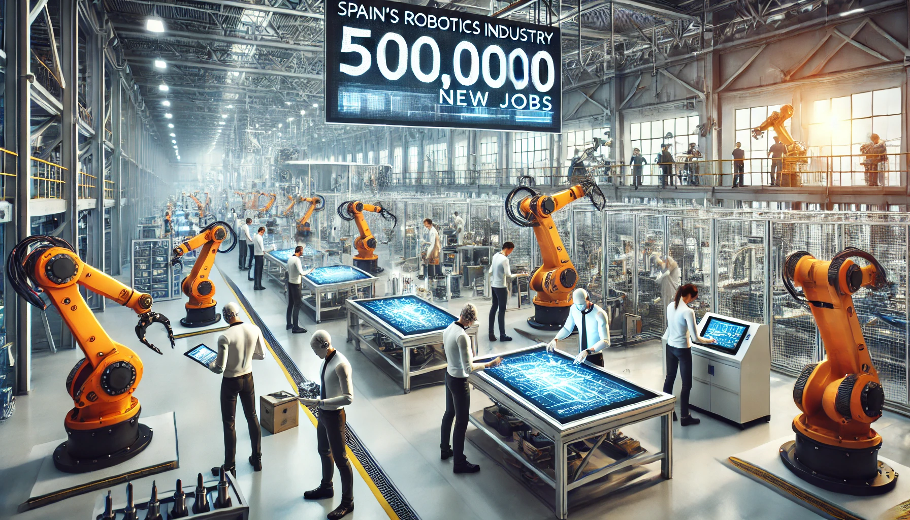 قطاع الروبوتات في إسبانيا يخلق 500,000 وظيفة جديدة: قفزة تحوّلية